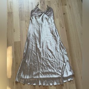 Vintage-style satin nightgown